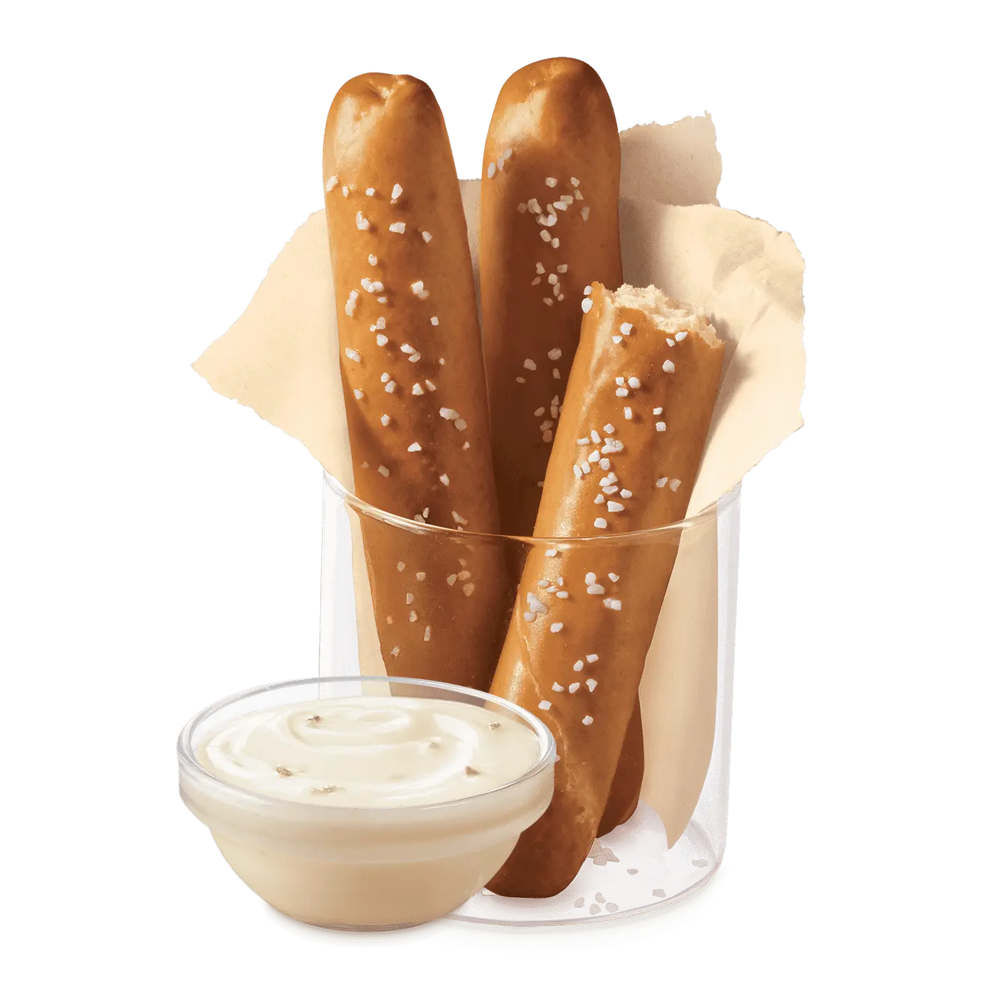 Pretzel Sticks with Zesty Queso